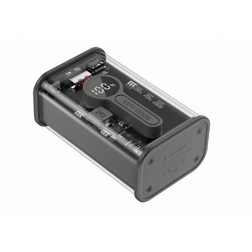 Gembird PB09-TQC3-01 Transparent QC3.0 quick charging power bank, 9000 mAh, black Cijene