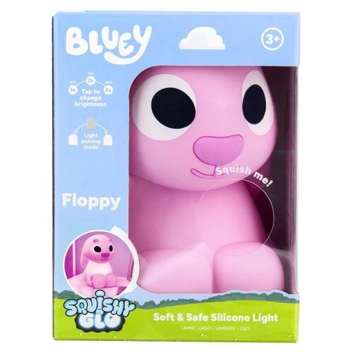 BLUEY Punjiva silikonska lampica SquishyGlo - Floppy Slike