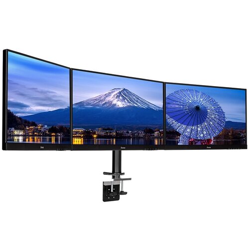 Iiyama Simple and functional triple desktop arm DS1003C-B1 Cene