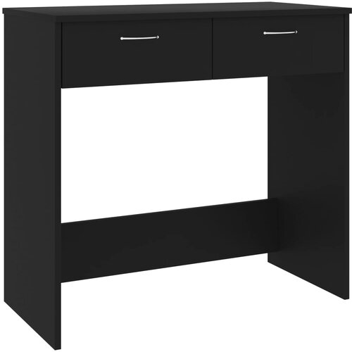 Maison Chic Pisalna miza - pisarni&amp;scaron;ka miza - Računalni&amp;scaron;ka miza črna 80x40x75 cm inženirski les, (21785003) Slike