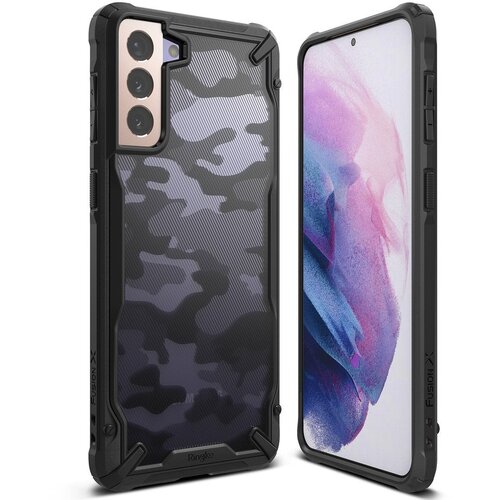 Ringke Fusion X Design vzdržljiv ovitek za Samsung Galaxy S21+5G Camo Cene