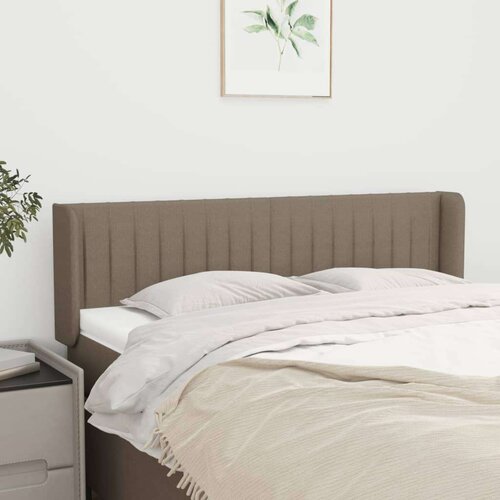  Vzglavje z ušesi taupe 147x16x78/88 cm blago, (20932495) Cene