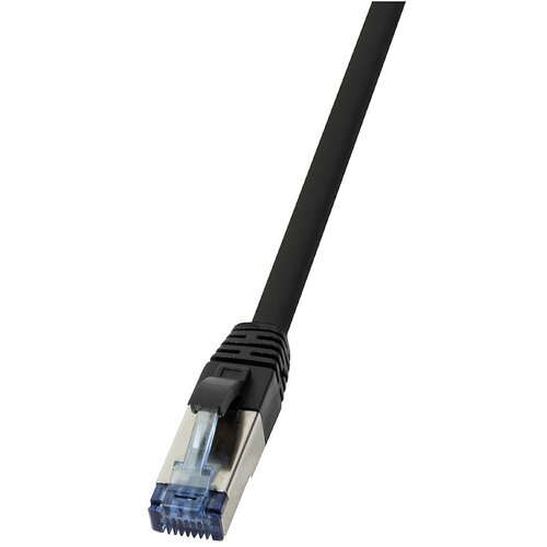 Logilink CQ6025S RJ45 CAT 6a S/FTP 0.50 m črna pletena za&scaron;čita\, brez halogena\, PUR pla&scaron;č\, kislinsko odporen\, odporen na olje in abrazijo 1 kos, (20415892) Cene