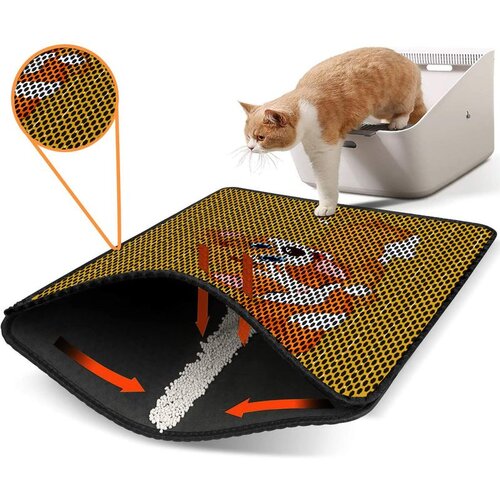 WALLXPERT Nrszn0021 multicolor cat litter mat Cene