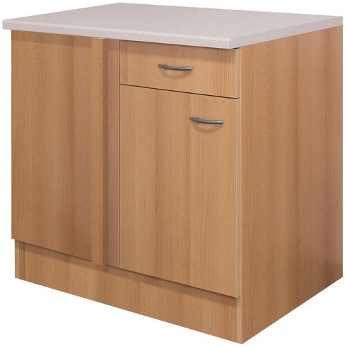 XXXL Kotna Spodnja Omarica Nano, Barva Bukve Cene