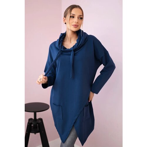 Kesi Tunic with clutch front Oversize jeans Cene