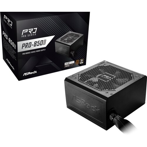 AsRock PSU 850W Bronze, Pro80PLUS, 120mm fan, ATX 3.1PCIe 5.1 Cijene
