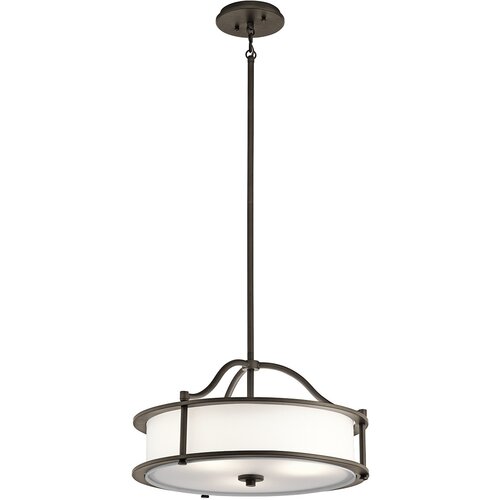 Elstead Lighting Elstead Emory 3-lučna pol-vgradna okrogla stropna viseča svetilka, kositrna, E27, (22098692) Cene