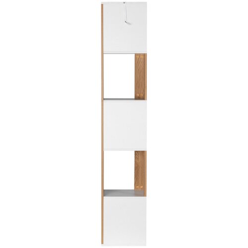 MID.YOU KOTNI REGAL 34/185/34 cm naravne barve, bela Slike