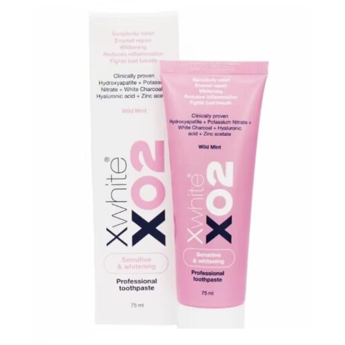 Xwhite XO2 Profesionalna pasta za zube — za osetljive zube i izbeljivanje 75ml Cene