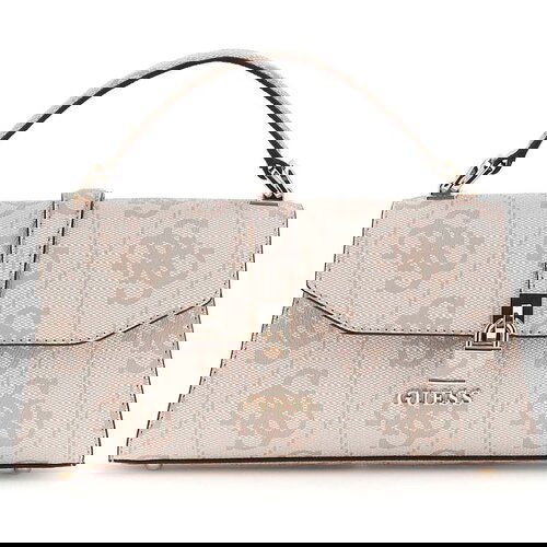 Guess Torbice za na ramo Queensland Top Handle Flap Bela Slike