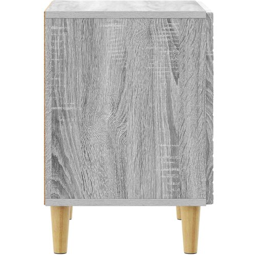  Noćni ormarić Siva Sonoma 43 x 34,5 x 50 cm Konstruirano drvo Slike