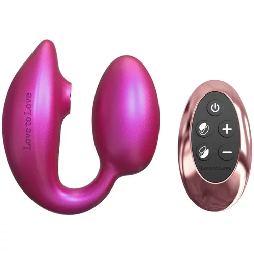 ove to Love LWonderlover - vibrator za G-točku klitorisa (metalno ružičasta)