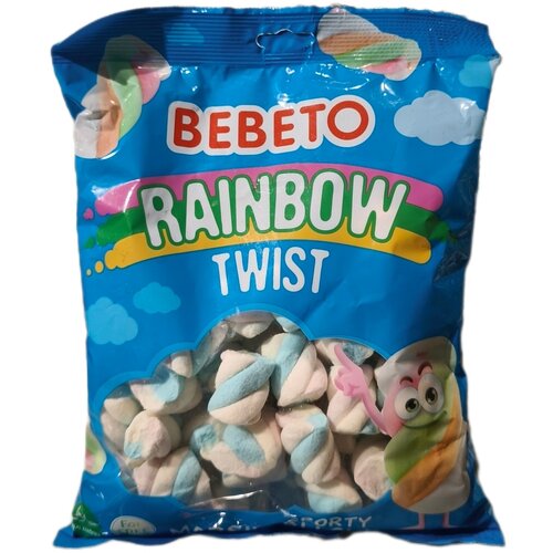 Bebeto gumene bombone marshmallow rain twist 250g Slike