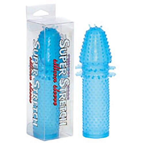 Super Stretch - plava navlaka za penis od silikona SEVCR00362 / 0514 Cene
