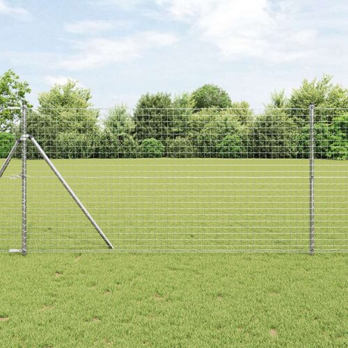  Stebri za ograjo 52 kos &amp;Oslash;32 mm 150 cm Galvanizirano jeklo Slike