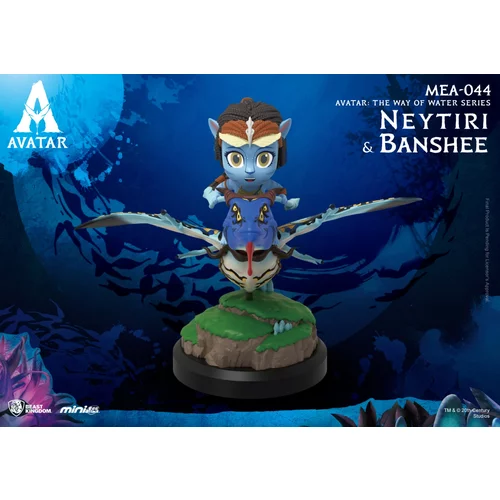 BEAST Kingdom Avatar: The Way of Water – Neytiri & Banshee MEA-044 Mini Egg Attack Figura, (20840122)