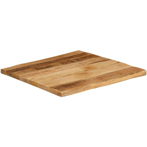 Stolna ploča sa živi rub 60x60x2,5 cm masivno grubo drvo manga Slike