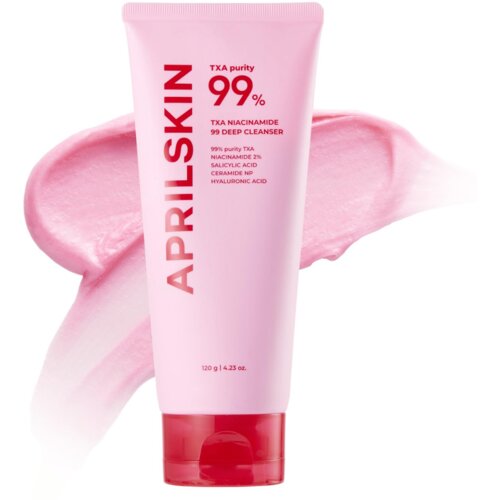 APRIL SKIN Gel pena za či&amp;scaron;ćenje lica TXA Niacinamide 99 Deep Cleanser, 120 g Slike