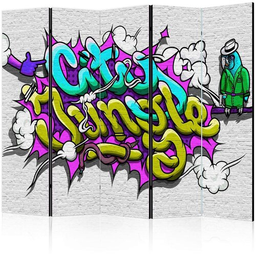 Artgeist Paravan City Jungle I, 5-Delni, Dvostranski Cene