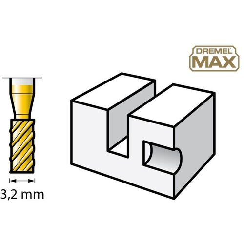 Dremel Max 3.2mm High Speed glodalo, 2kom Slike