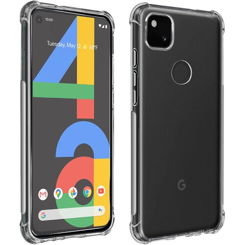 AVIZAR google pixel 4A premium 360° protection pack: mehka torbica iz kaljenega stekla, odporna na udarce - prozorna, (20626406) Cene
