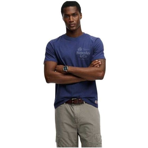 Superdry teget muška majica Cene