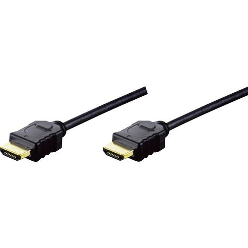 Digitus HS HDMI priključni kabel [1x HDMI-utikač 1x HDMI-utikač] 2m, crn, AK-330114-020-S Cijene