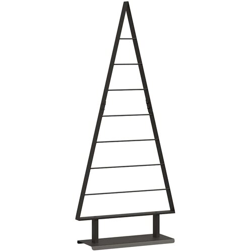  božićna jelka s stalakom Crna 125,5 cm Čelik Slike