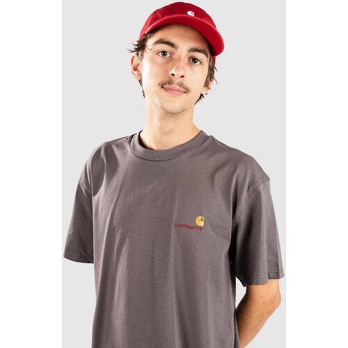 Carhartt WIP American Script T-shirt porphyry Cene