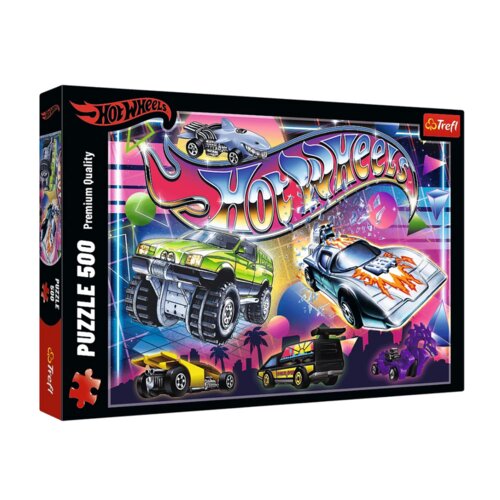 Trefl Hot Wheels 80. leta 500-delni puzzle - Slike