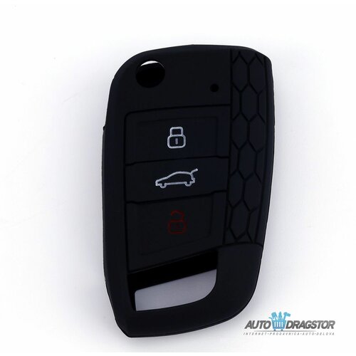 888 Car Accessories silikonska navlaka za ključeve crna volkswagen APT1001.02.B Slike