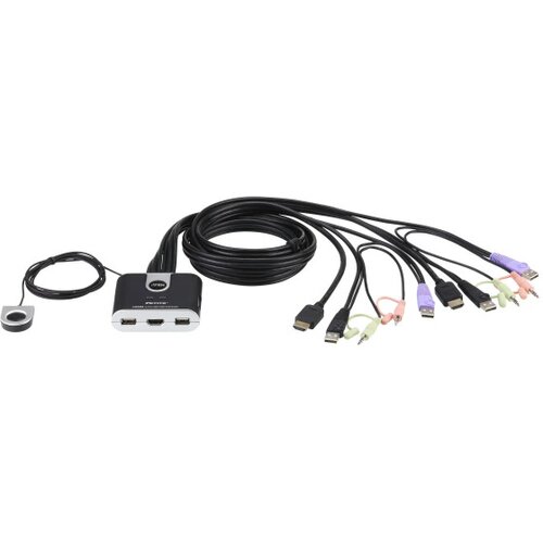  Kvm switch aten CS692 2-Port USB/3xHDMI/6xUSB/3xAudio Cene