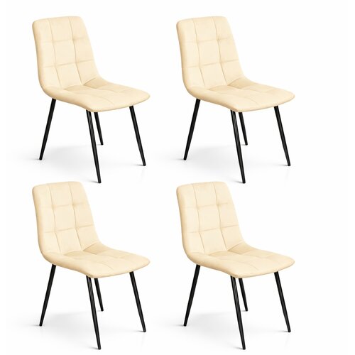 MODUL Set tpezarijskih stolica Eterno, 4 Komada, Bež Slike
