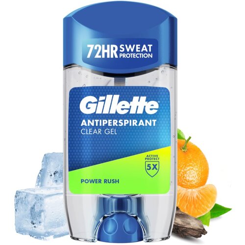 Gillette Power Rush antiperspirant gel za mo&amp;scaron;ke 70 ml Slike