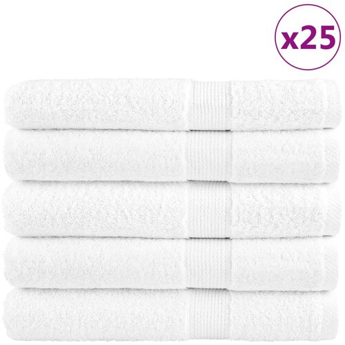 Furnova Premium brisače SOLUND 25 kosov bela 100x200 cm 600 g/m2, (21916775) Slike