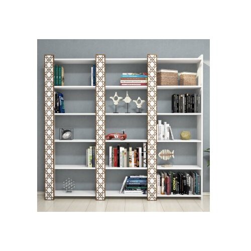 Hanah home Polica 184,6x170x24,2cm Bijela Slike