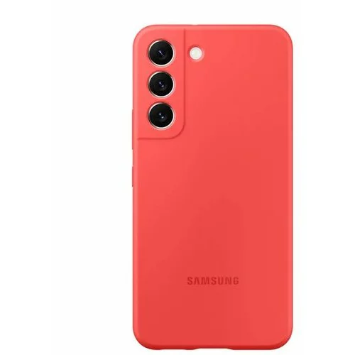 Samsung galaxy S22 silicone cover coral
