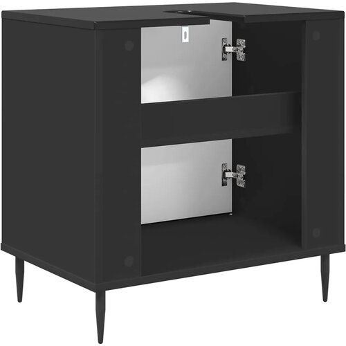  Kupaonski ormar ESSEN Crni hrast 60 x 40 x 61 cm - Uzorak suncokreta Slike