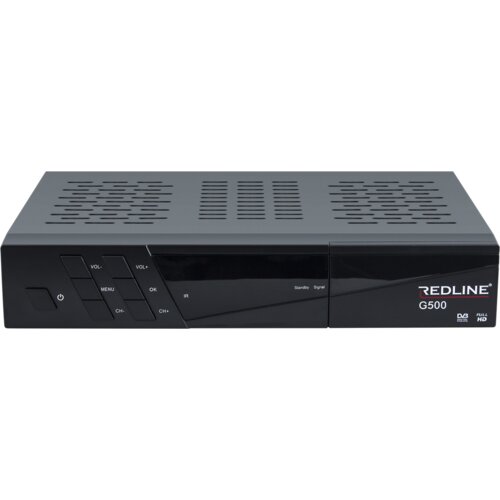 Redline Prijemnik satelitski DVB-S2 + IPTV Box, FullHD - G500, Crni Slike