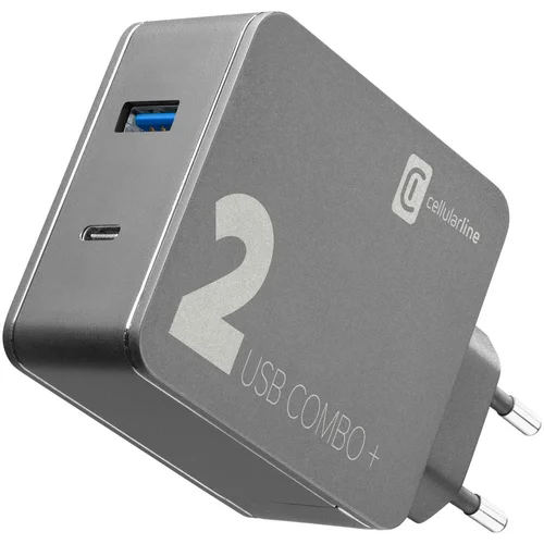 Cellular Line ACHITKITC2CQCPD48K USB punjač utičnica 2 x ženski konektor USB 2.0 tipa a, ženski konektor USB-C™