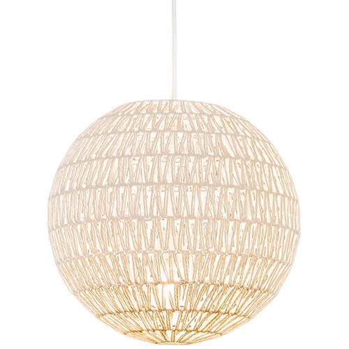 QAZQA Retro viseča svetilka bela 40 cm - Lina Ball 40 Cene