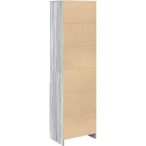  Visoka komoda siva sonome 50x35x180 cm od konstruiranog drva Slike