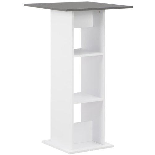 vidaXL Barski stol bijeli i antracit sivi 60 x 60 x 110 cm Cijene