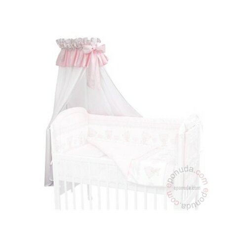 Baby Textil bebi baldahin za krevetac / Baby Bear roza Slike