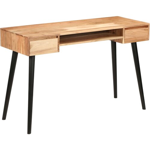  Pisaći stol od masivnog bagremovog drva 118 x 45 x 76 cm Slike
