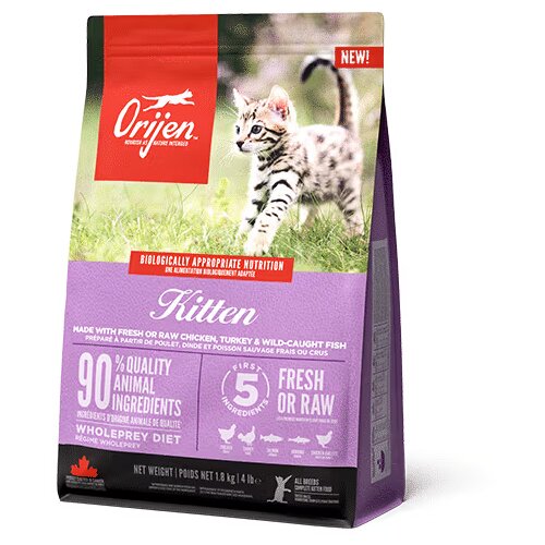 Orijen Suva hrana za mačiće, Vi&scaron;e vrsta mesa, 340g Cene