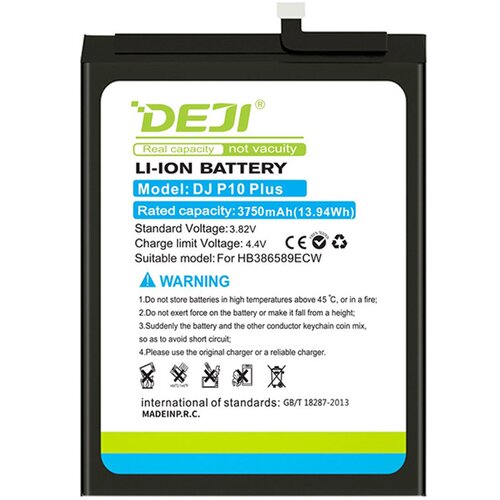  Baterija DEJI za Huawei P10 Plus/ Mate 20 Lite/ 8X HB386589ECW (3750 mAh) Cene