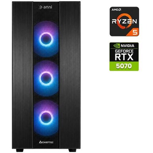 ANNI gaming namizni računalnik Gamer Extreme Lite R5 Ryzen 5 5600X/16GB/1TB SSD/RTX 5070/črna Cene
