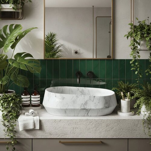 REA Bath Nadgradni umivaonik Zoe Dune Slike